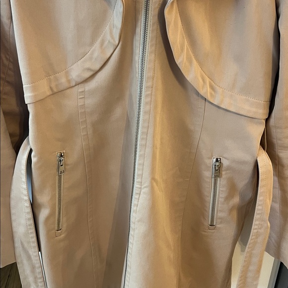 Soia & kyo Arabella belted above the knee hooded trench coat - Picture 4 of 9